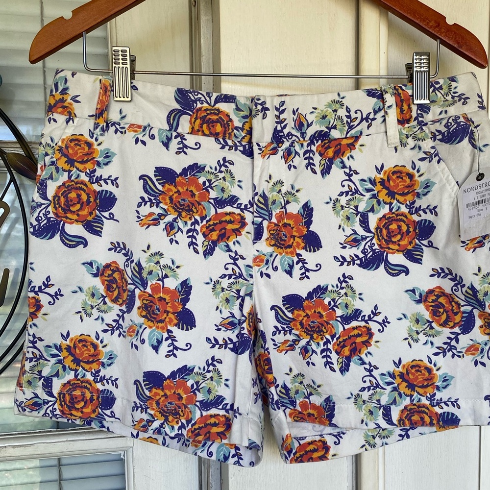 NWT Nordstrom floral shorts size 8